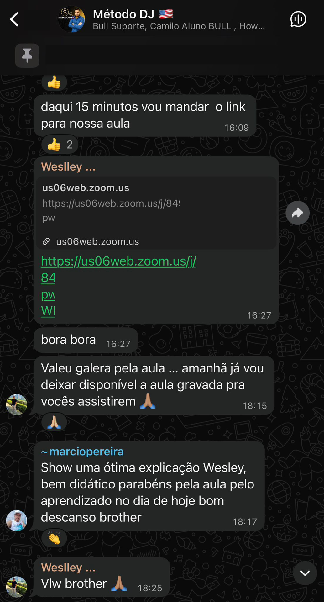 Resultado de aluno do Método DJ