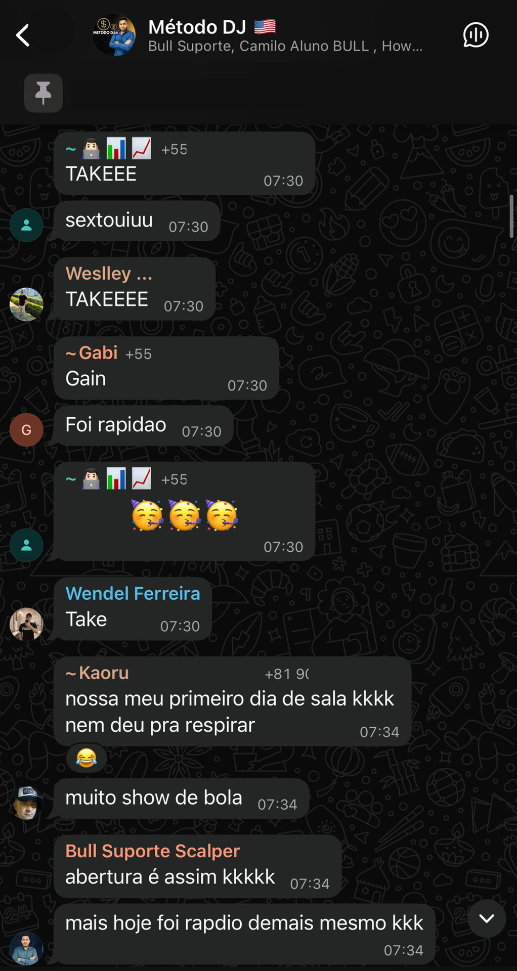 Resultado de aluno do Método DJ